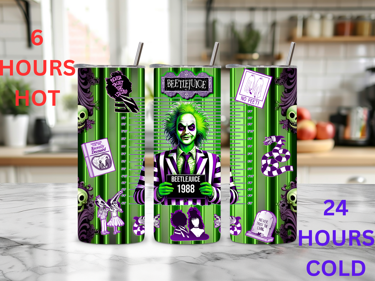 Beetlejuice 20oz Tumbler