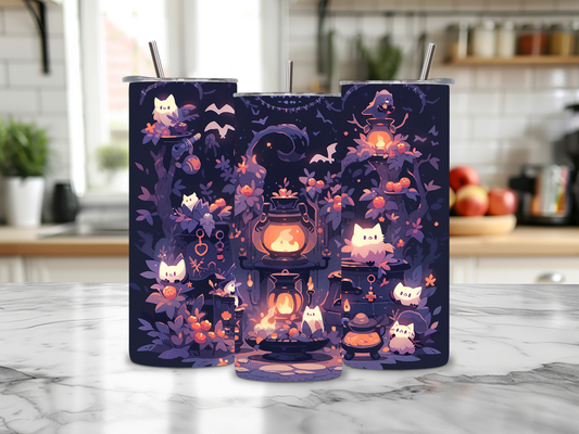 Enchanted Halloween Night Tumbler