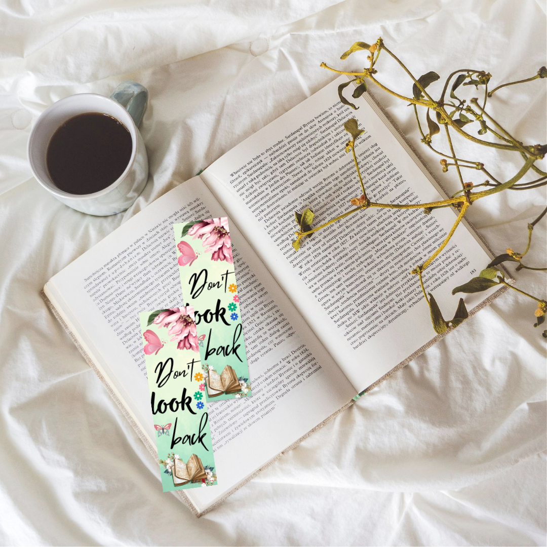 Floral Motivation Bookmark