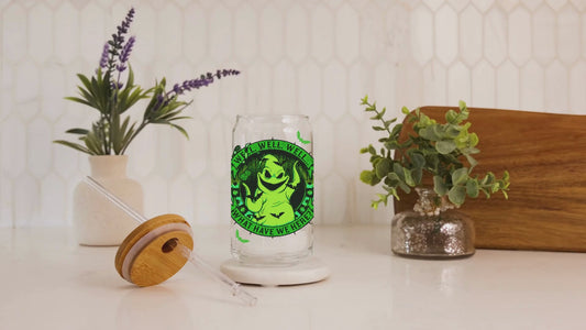 Oogie Boogie 16oz Glass Tumbler